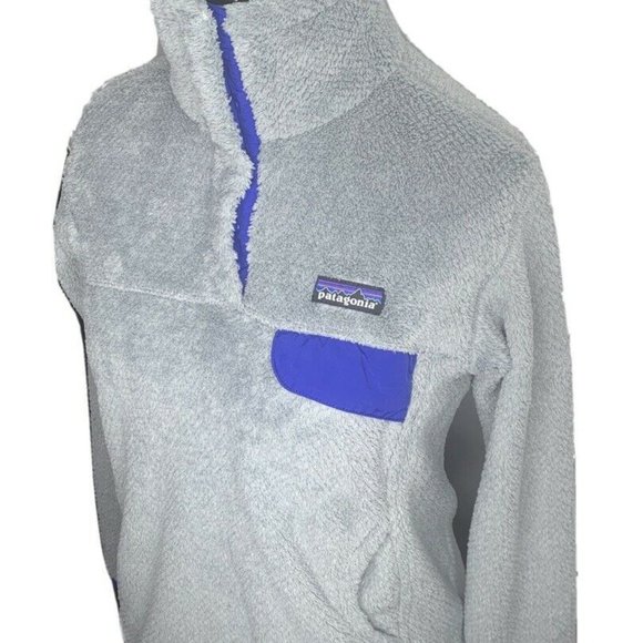 Re-tool Patagonia Fleece Pullover snap Sweater - Picture 4 of 8